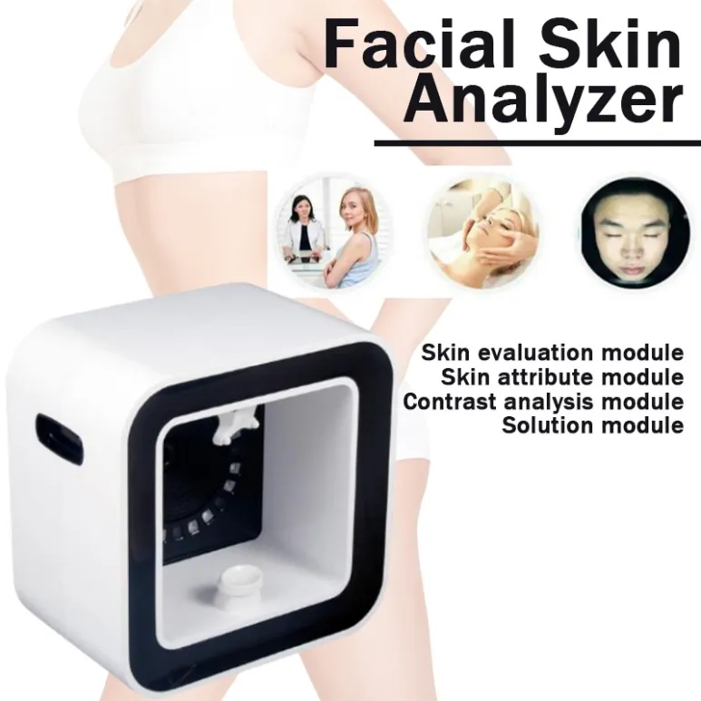 Annan skönhetsutrustning Diagnos System Automatisk ansiktsanalysator Magic Mirror Skin Machine