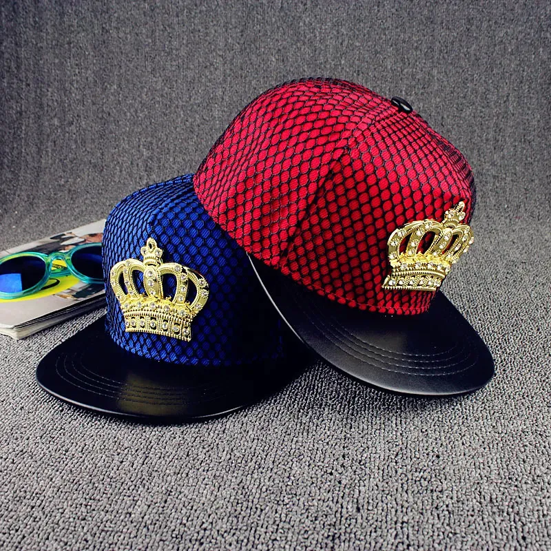 Bola Caps Moda Homens Mulheres Golden Crown Chapéus Gorras Golf Weed Camuflagem Beisebol Pele Hip Hop Hat EUA 231016