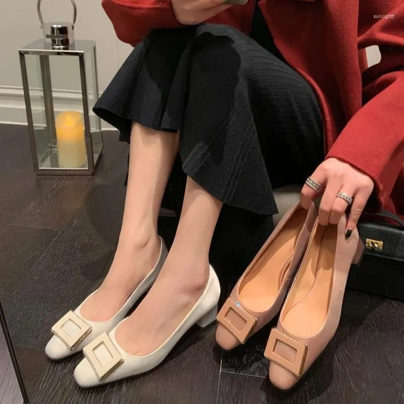 Dress Shoes 9 Years Old Shop Size 33-41 Genuine Leather Inside Women Heels Comfortable Fashion Club Party Wedding High Heel