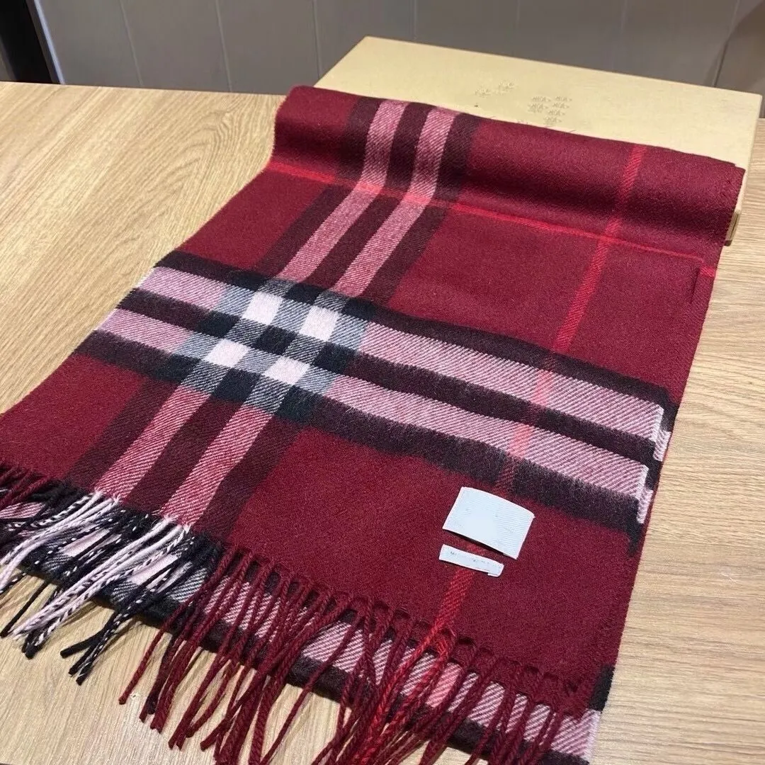 Sjaal Designer Kasjmier Wintermode Sjaals en klassieke geruite sjaals Heren Dames Wraps Zacht Luxe merk Maat 180x30cm Kerstmis met warm cadeau TTT