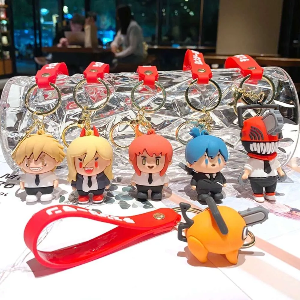 Tronçonneuse homme porte-clés Pochita poupée Pochita voiture porte-clés Bookbag pendentif Anime périphérique cadeaux