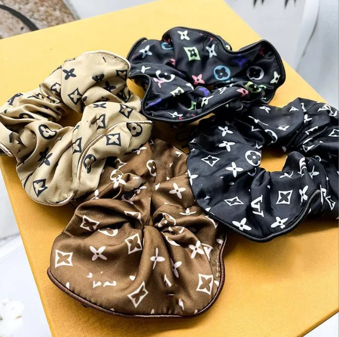 Luxury Fashion Designer Letter Hair Rubber Band Smooth Cloth Hair Ring Bow Brand For Charm Women Hairjewelry Hair Accessory High Qua 771