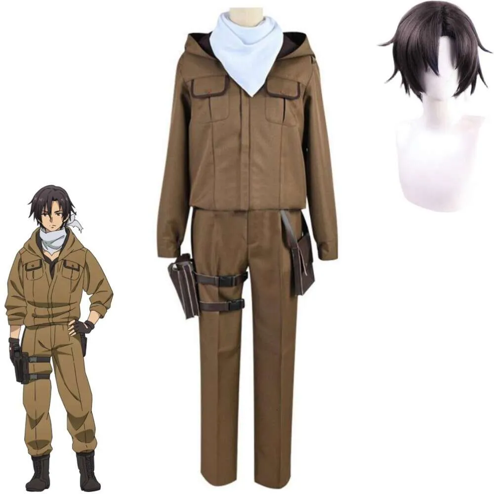 Cosplay Anime Yeagysix Shinei nouzen nouzen reaper cosplay costume wig共和国サンマグノリアストライクパッケージスピアヘッドスーツ