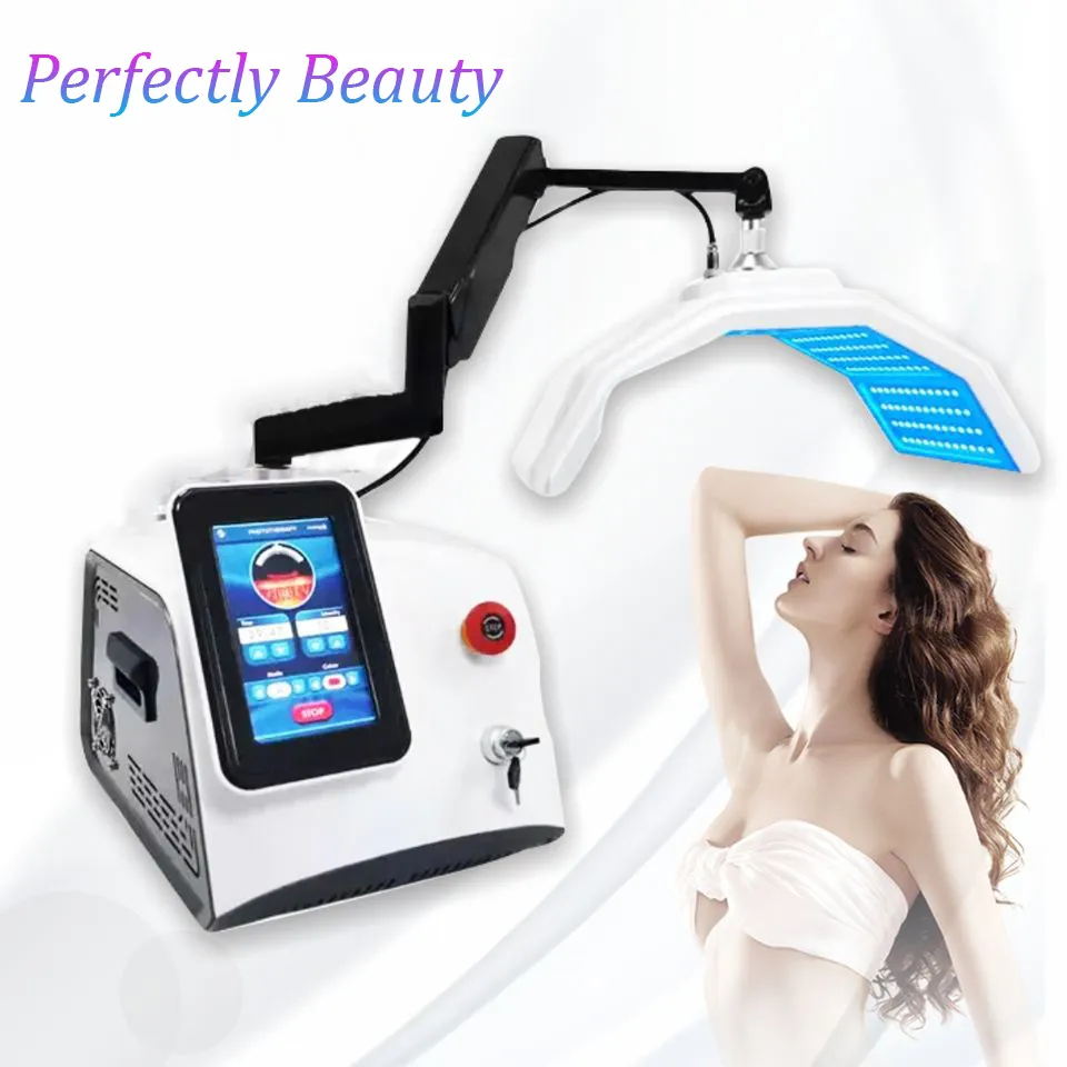 Fabriksdirektförsäljning PDT LED Light Facial Steamer Spa Estetic Machine Price Off 7 Color Phototerapy PDT LED -enhet för Clinic Spa