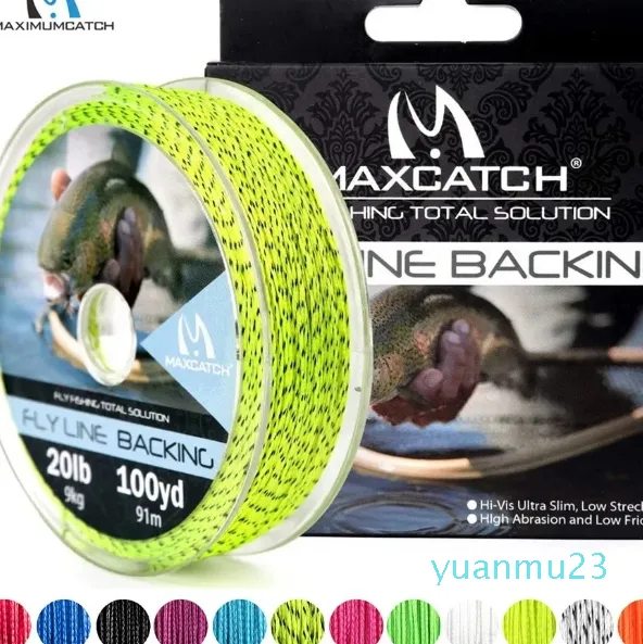 Braid Line Maximumcatch Yard Braided Backing Line Multi Color Fly Fishing  Line From Yuanmu23, $20.94