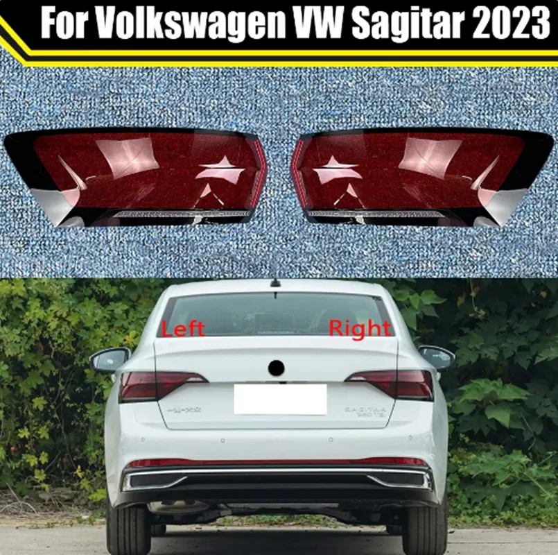 Étui de feu arrière pour Volkswagen VW Sagitar 2023, couvercle de lentille de feu arrière de voiture, abat-jour, coque de feu arrière