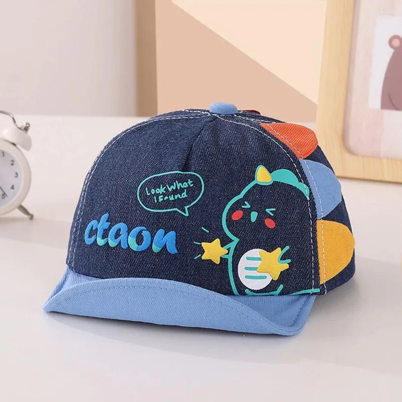 Casquettes de baseball Ins bébé chapeau coréen printemps automne Denim chapeaux à bord souple casquette à visière garçons filles voyage Baseball pour enfants 5-24 mois