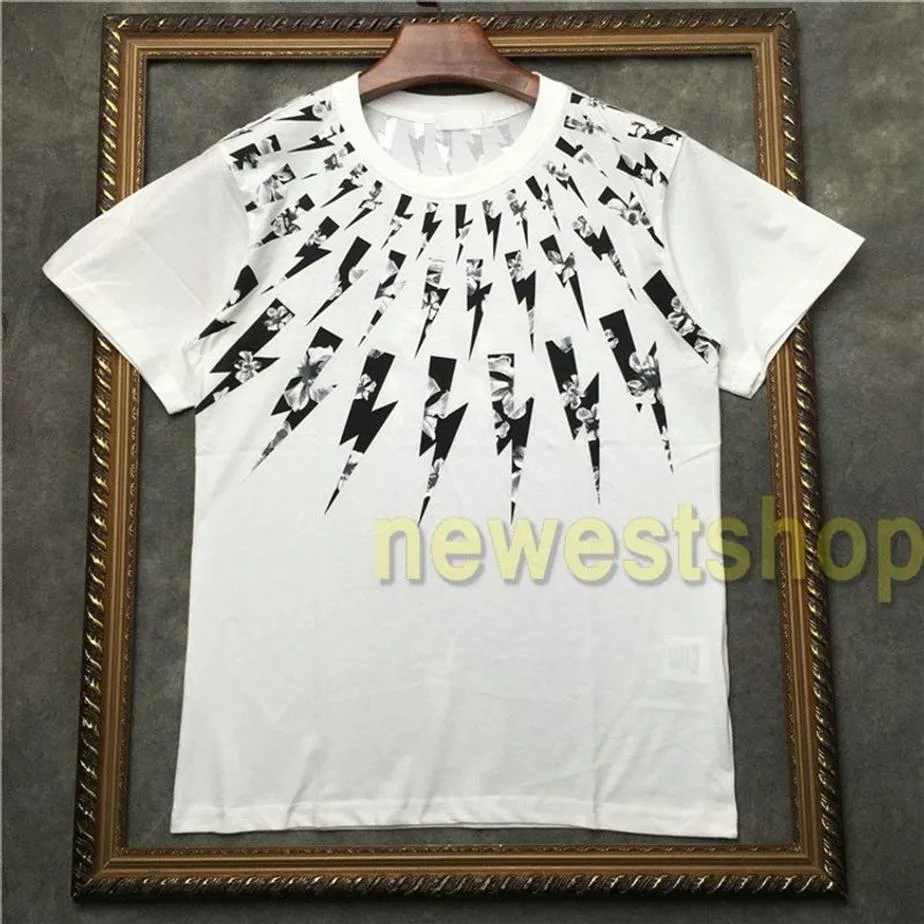 Summer Men Flower Geometry Print Tshirts Womens Designer T Shirts Good Quality T Shirt Luxury Clothes Cotton Tops Tee216L