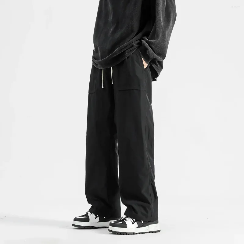 Мужские брюки, уличная одежда, мужские брюки-карго в стиле хип-хоп для бега, Харлан, мужские однотонные повседневные спортивные штаны в стиле Харадзюку, женские черные, большие размеры 5XL