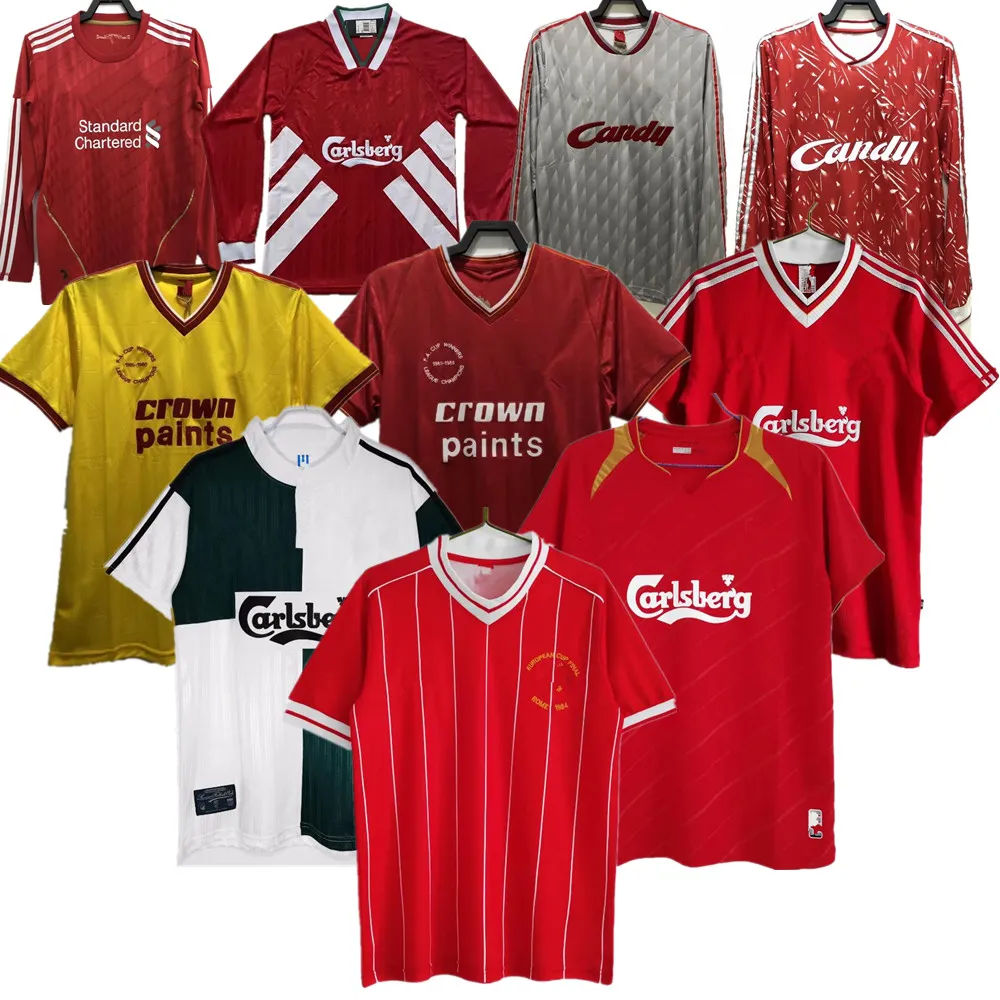 Dalglish Retro Soccer Jerseys Gerrard 05 Smicer Alonso 93 95 96 97 98 Fowler Torres 82 89 91 Maillot 85 86 Kuyt Keane 06 07 08 09 Suarez Long Sleeves