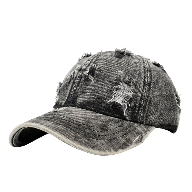 Ball Caps Distressed Men Ladies Hat Fashion Baseball Cap Denim