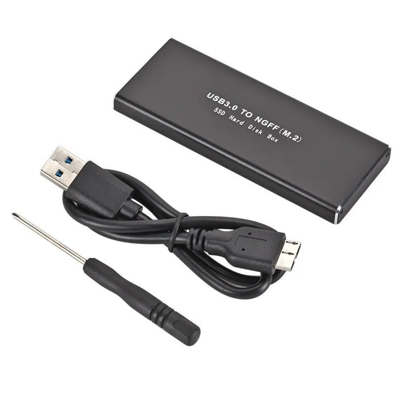 Tccmebius M.2 NVMe NGFF SSD Case, Alluminio USB 3.1 Gen2 10Gbps Esterno SSD Caso per