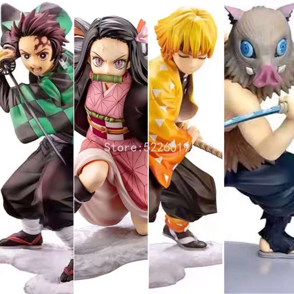 フィンガートイアートfx Jデーモンスレイヤーアニメフィギュアkimetsu no yaibaアクションフィギュアアガツマゼニツヌズコヌズコカマドタンジルーフィギュラインおもちゃ