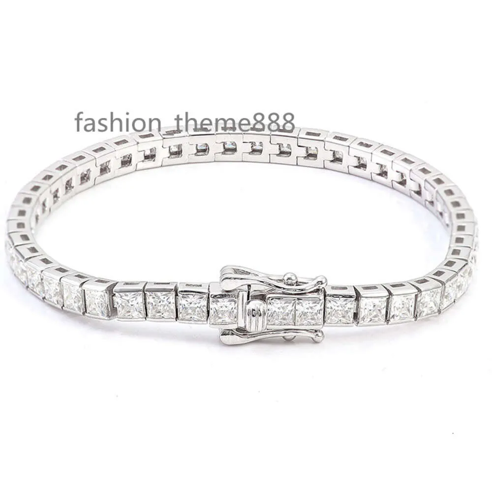 Heta försäljning Moissanitkedjor 925 Silver Mossanite smycken armband kvinnor Moissanite Tennisarmband