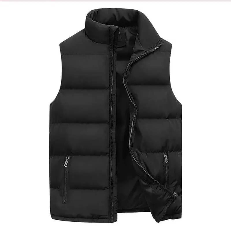 Mens Down Parkas Waterproof Bubble Padded Vest Jacket Thickened