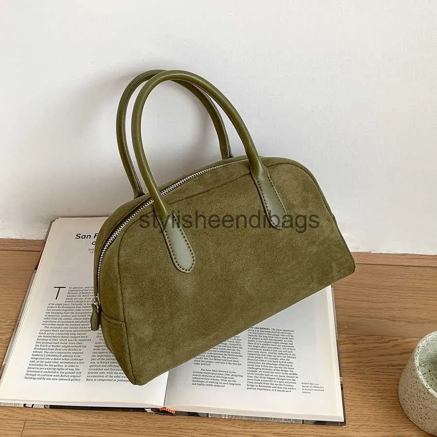 Umhängetaschen Herbst- und Winter-Wildlederhandtasche für Damenmode-Tasche Plüschtaschenstyleseendibags