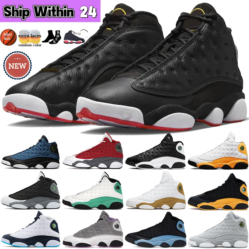 Neue 13 Herren 13s Basketballschuhe schwarz Brave University Blue Playoffs Flint Obsidian Reverse He Got Game Red Flint Lucky Green Wolf Grey Damen Sneakers Trainer