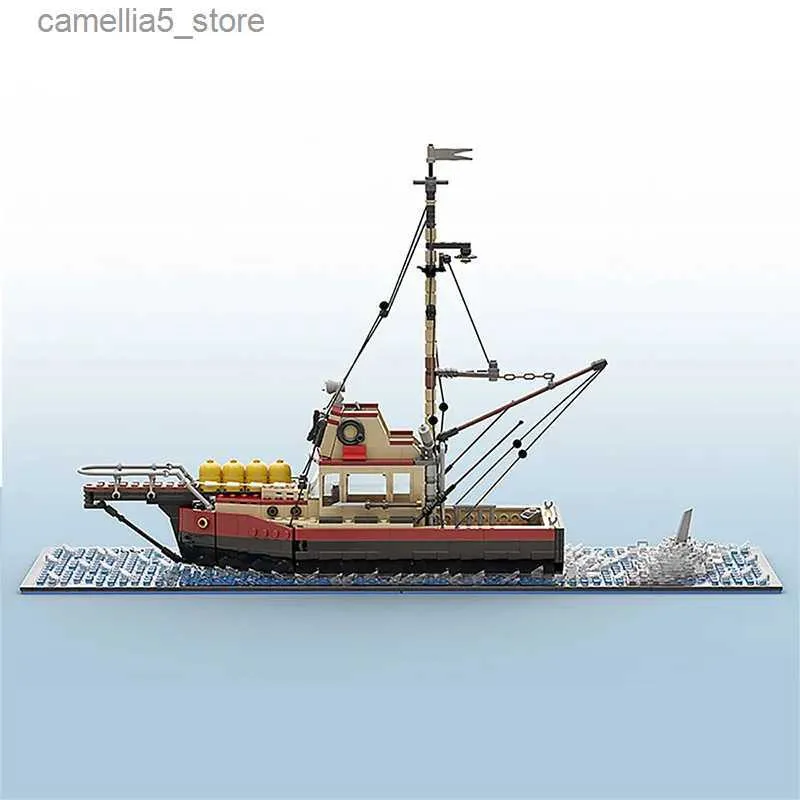 Creative Fishing Boat Building Blocks MOC 38659 Ship Transportation Series  Collection Building With Bricks DIY Toy Gift For Kids Boys And Girls  Q231016 From Camellia5, $55.8