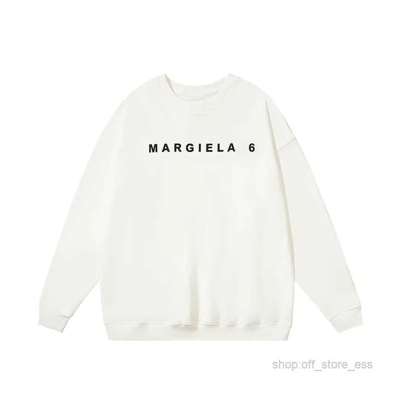 Marka Margiela Erkek Hoodies Sweatshirts Maisons Margiela Tasarımcı Takvimi Hoodie Margiela Sweatshirts Kadın Pullover Margiea Margiea Longsleeve Yüksek Kalite PM0J