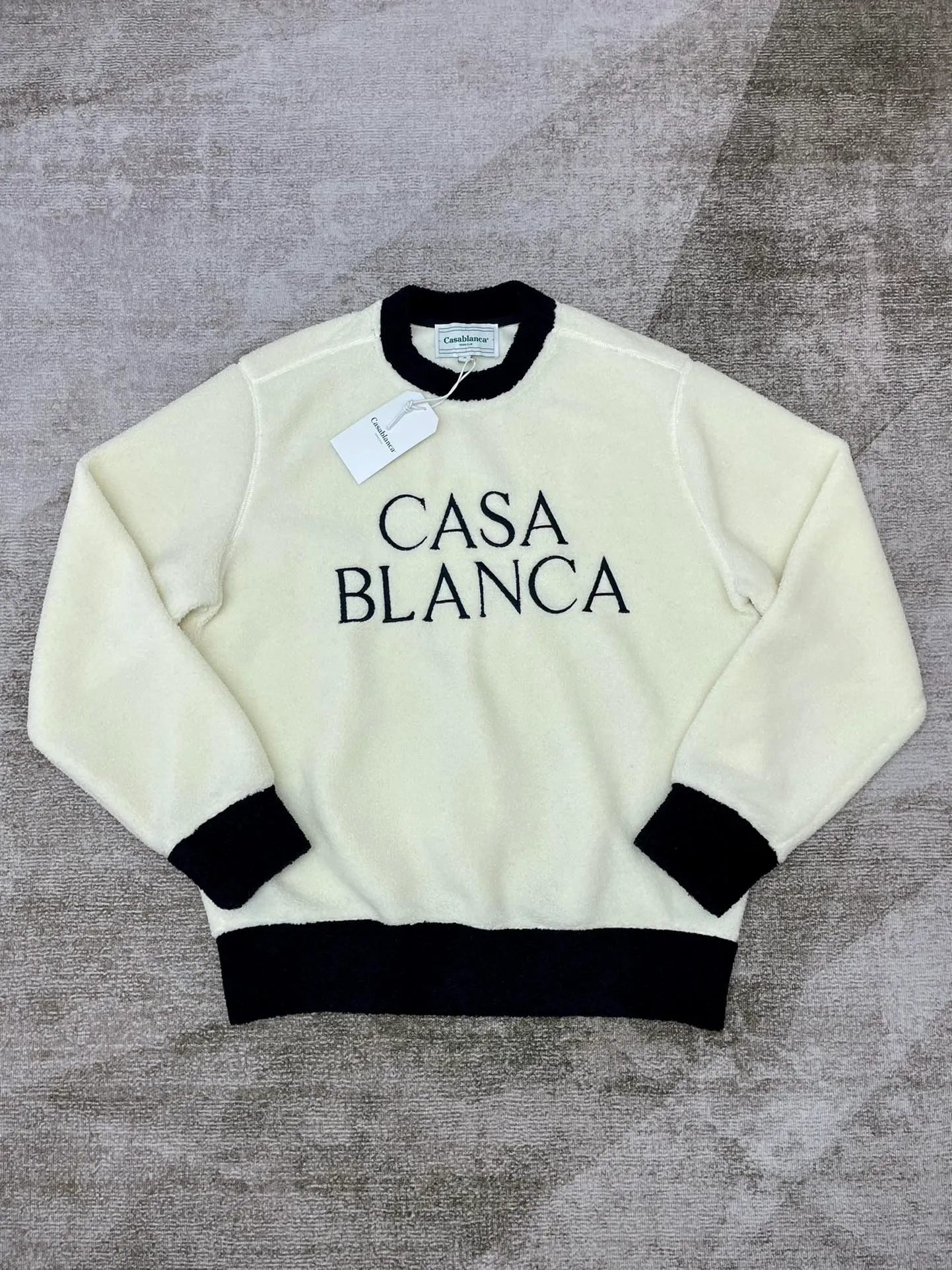 Casa Blanca Casablancas Bluza Mężczyźni Designer Swetery Modne długie rękawy Casablanc luźne sweter Pullower Knitted Jacquard 544