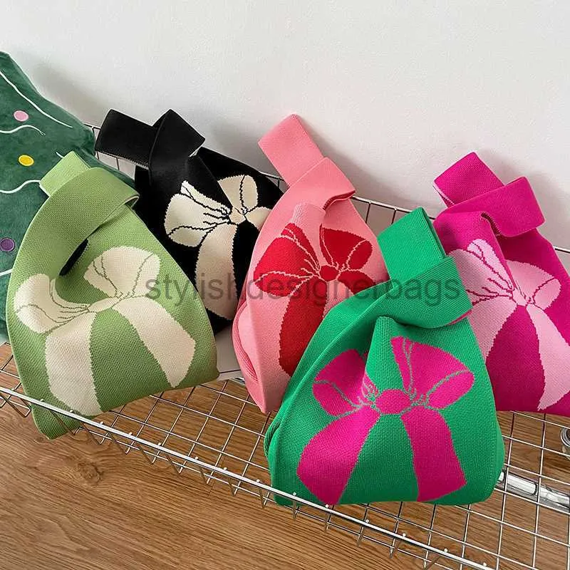 Fourre-tout sac femme design tricoté couleur sac à bandoulière décontracté voyage portable sac fourre-tout femmes sacstylishdesignerbags