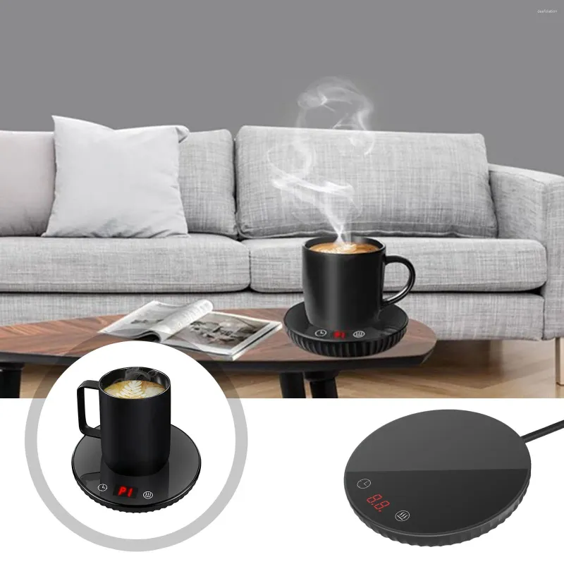 Carpets Coffee Mug Warmer Automatic Temperature Control Electric Cup Auto Off Desktop Heating Pad For Wire Pumpkin Basket