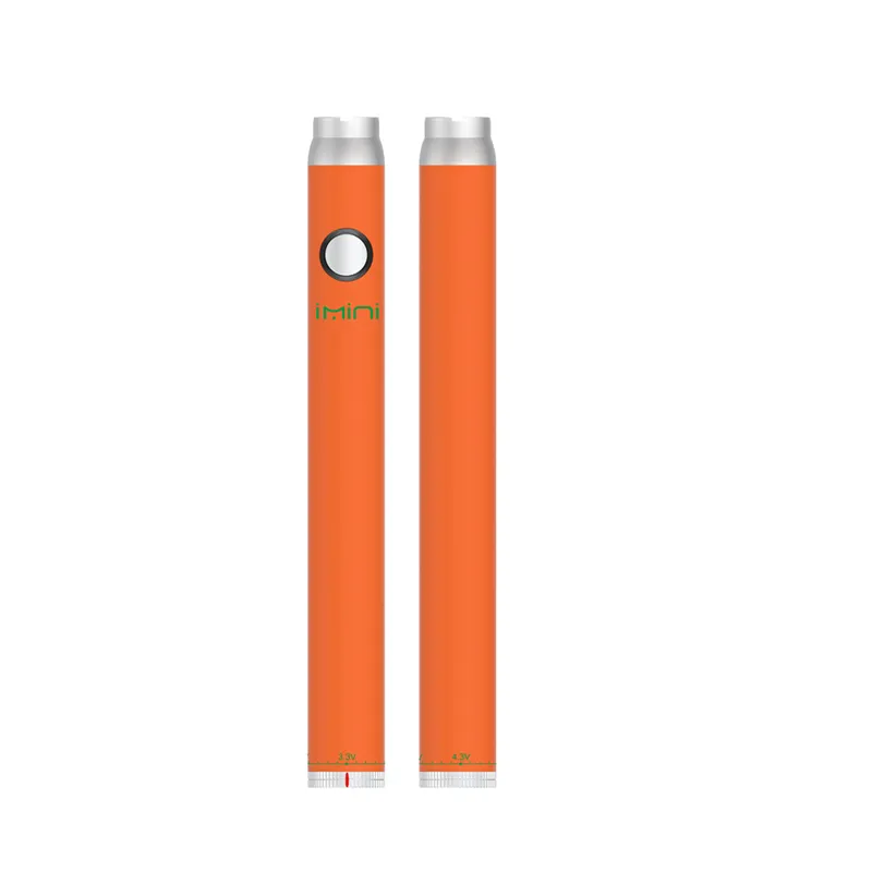 Commerce de gros personnalisé populaire E cigarette Vape 380mAh batterie rechargeable 510 Vape Pen batterie