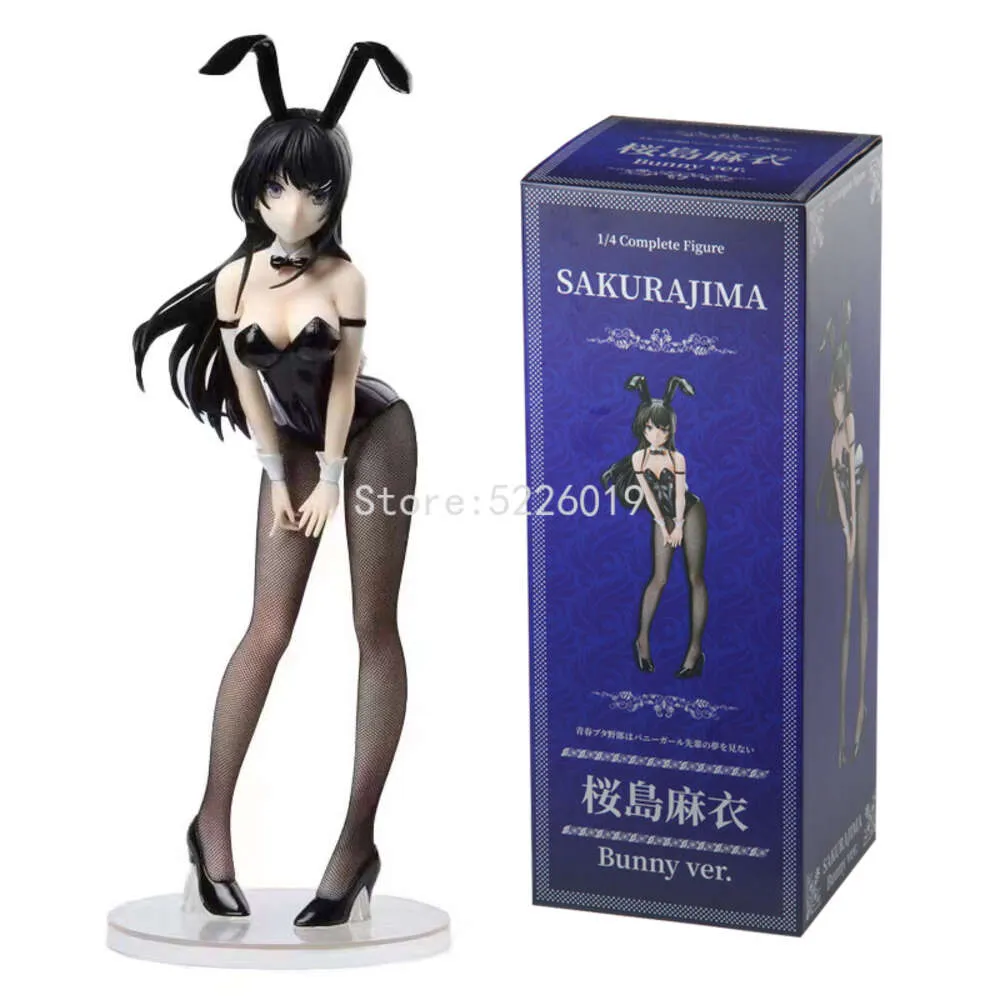 Finger Toys 40cm Freeing B-style Sakurima Mai Anime Figure Rascal Does Not Dream of Bunny Girl Senpai Sakurima Mai Action Figure Toys