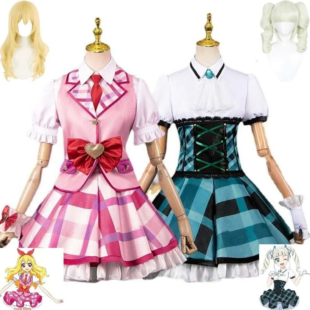 Cosplay anime aikatsu hoshimiya ichigo gwiazda Todo yurika cosplay kostium peruka seksowna kobieta szkolna mundur hallowen karnawałowy garnitur imprezowy