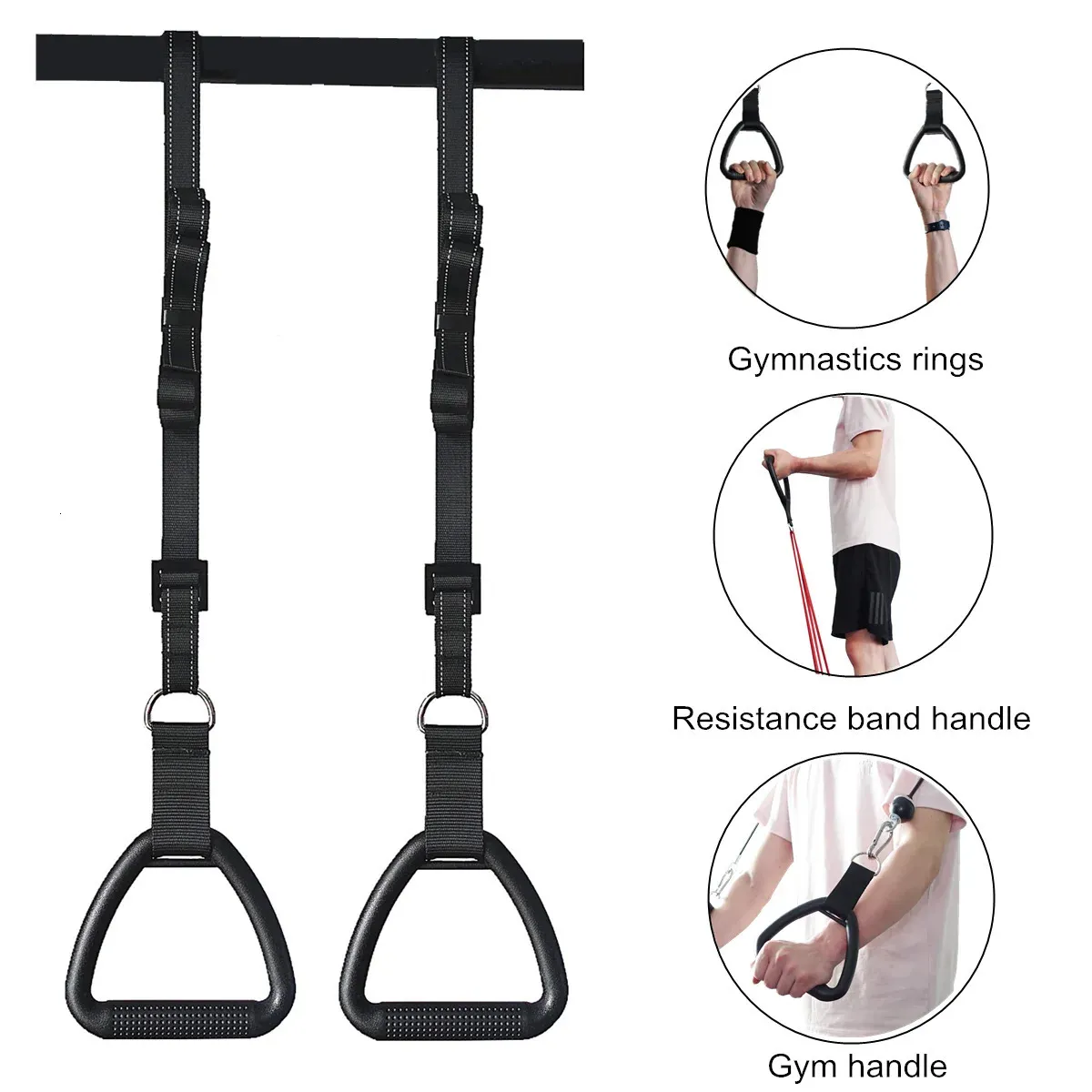 Strength Shop Rings Premium Gymnastic Rings for Core Strength & Calisthenics Training ...