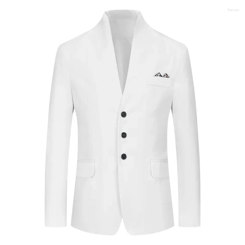 Men's Suits 2023 Standing Collar Small Suit European And American Casual Non Ironing Large Coat