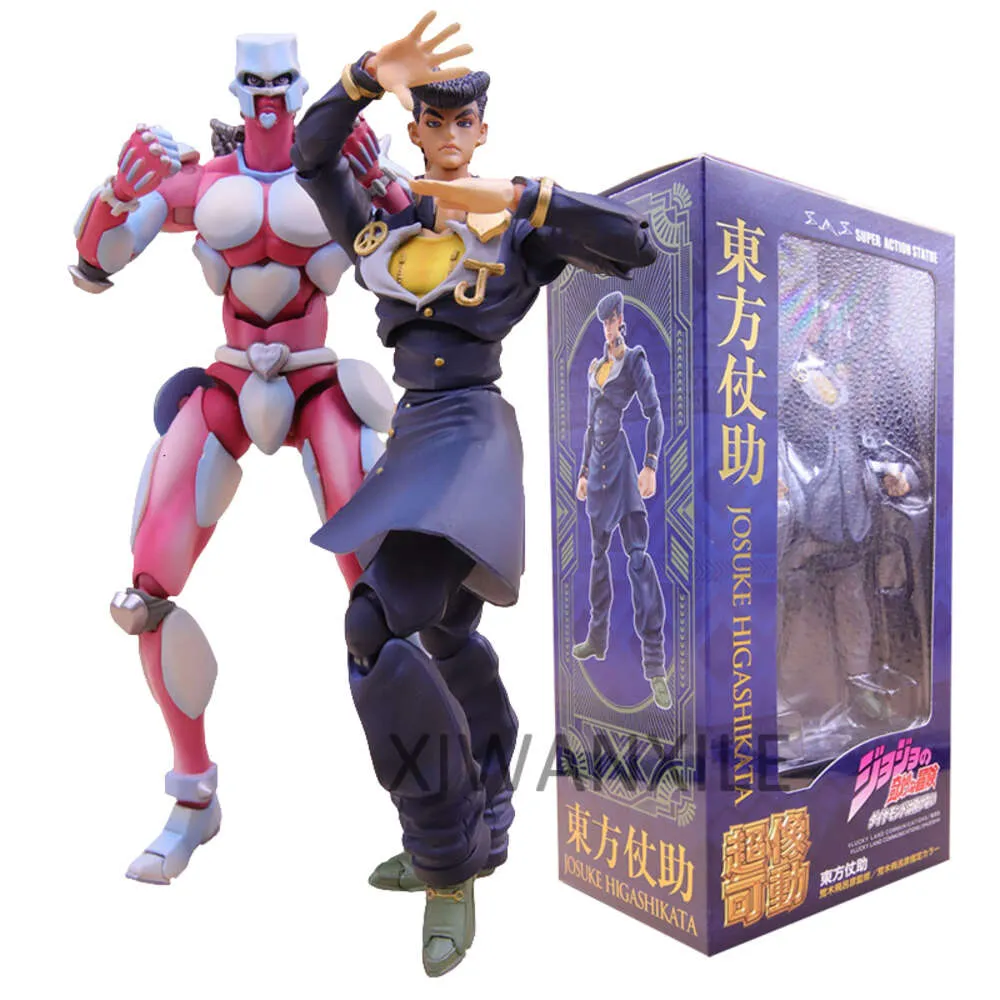 Vingerspeelgoed 16 cm Part.4 Jojo Bizarre Adventure Anime Figuur Super Action Standbeeld #15 Josuke Higashikata Action Figure Collection Model speelgoed