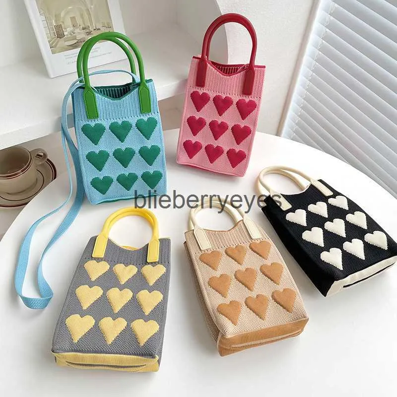 Totes Bolso Mujer y diseño popular Mini bolso de punto dulce Bolso de un hombroblieberryeyes