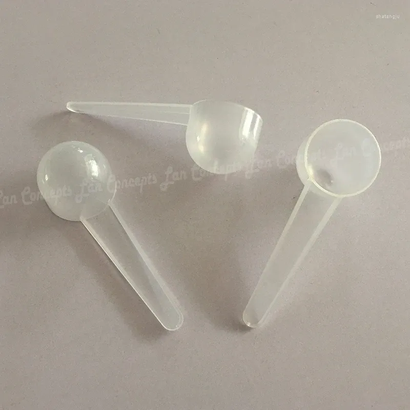 Outils de mesure cuillères à mesurer de translucidité de 10 grammes, cuillère en plastique de 20ML, cuillère en PP de 10g-200 pièces/lot