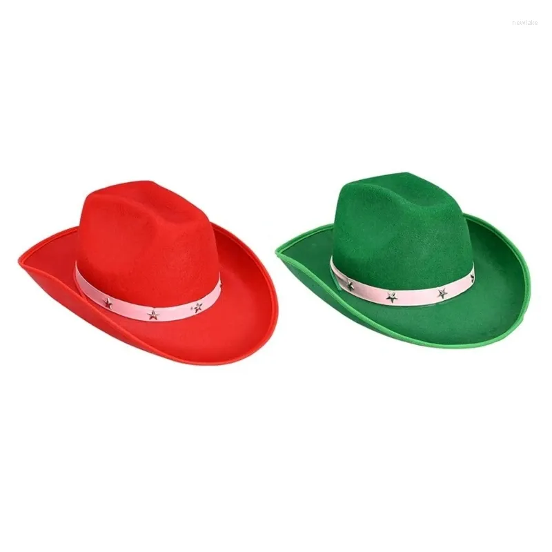 Basker solid färg cowboy hatt tema party brett grim unisex kostym hattar hippier cap halloween coola tillbehör