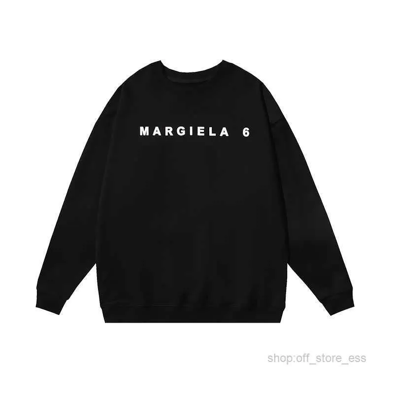 Marka Margiela Erkek Hoodies Sweatshirts Maisons Margiela Tasarımcı Takvimi Hoodie Margiela Sweatshirts Kadın Pullover Margiea Longsleeve Yüksek Kaliteli EQHL