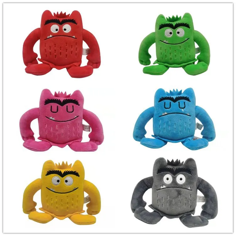 Nieuwe knuffel voor kinderen, mijn emotionele kleine monster cartoonactiefiguur J231016