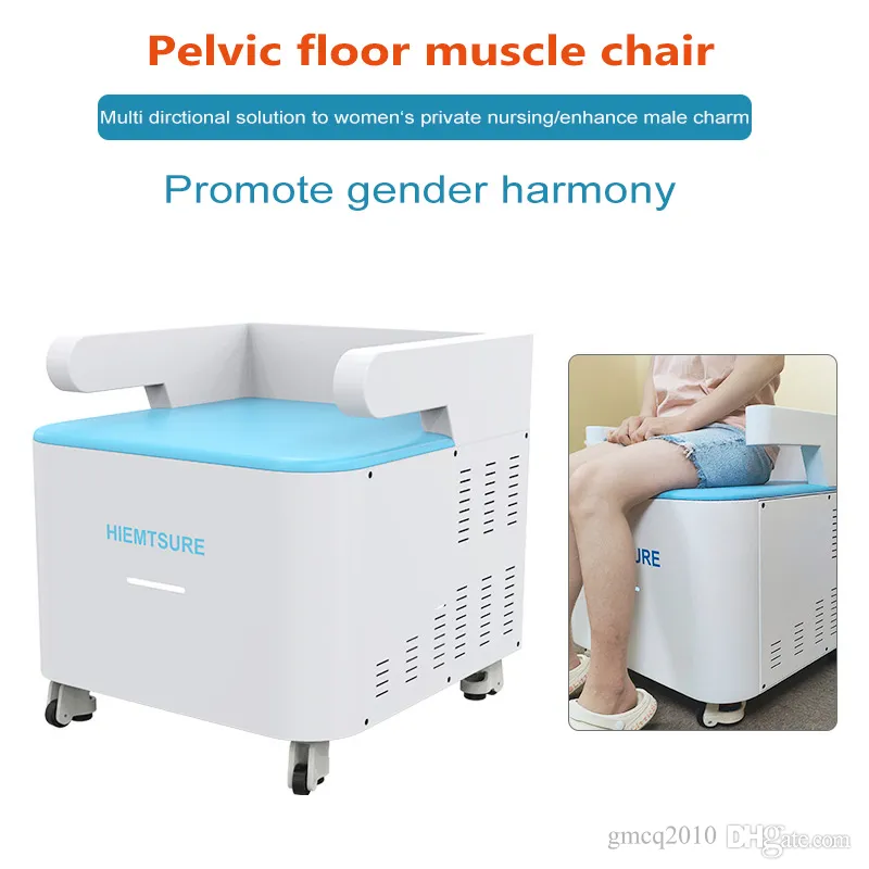 Réparation post-partum hi-emt chaise de sculpture du plancher pelvien EMS Stimulation musculaire équipement d'entraînement Abs muscle bulid