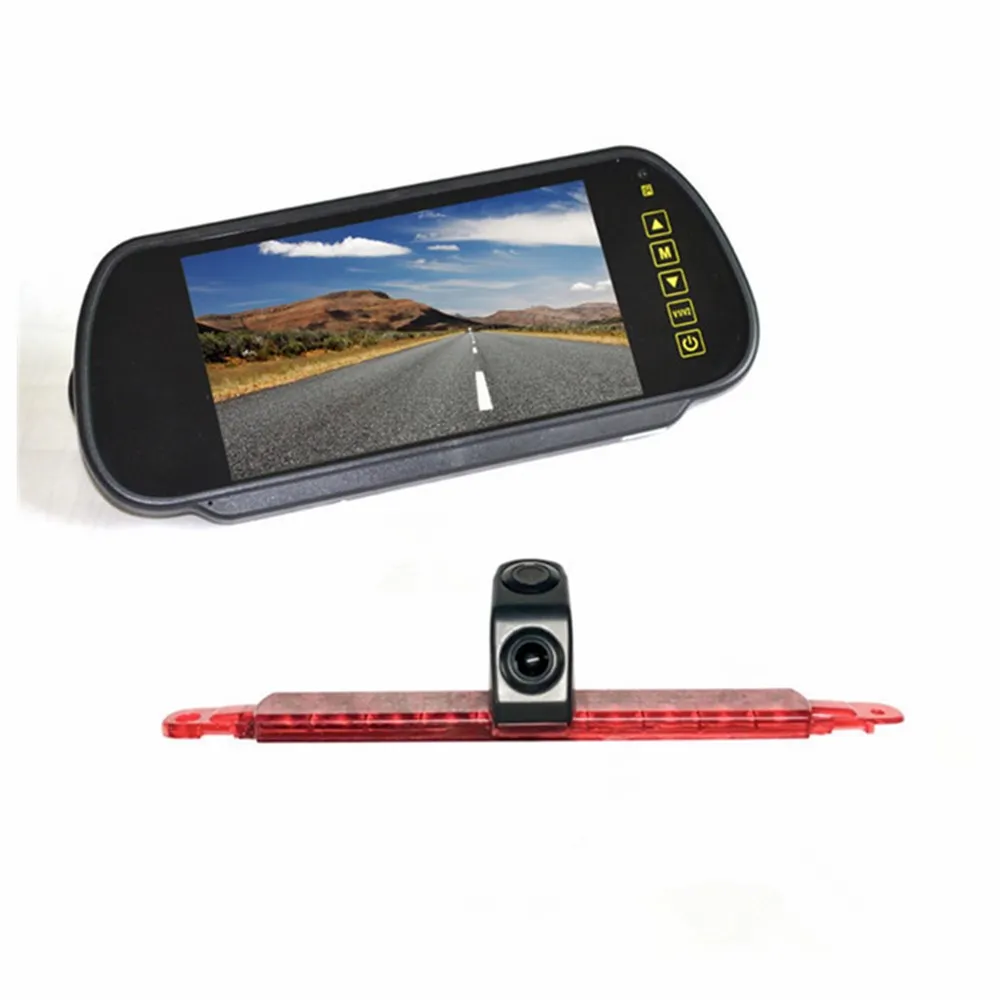 Dual Lens Backup Camera System - 7 Clip-on Monitor, Brake Light ...