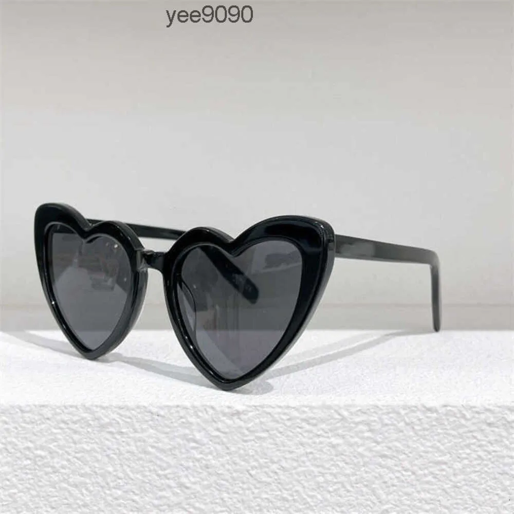 Designer SL sunglasses Luxury brand Metal Y love sunglasses style ins same personalized heart shaped Sunglasses Fashion men and women glasses with box 18 YSLity PLNM