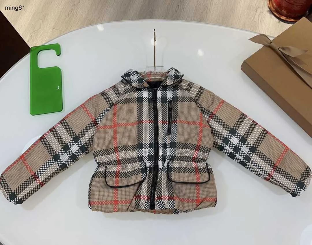 Дизайнер бренда Kids Zipper Coats Fashion Design Design Kids Burtge Размер 100-160 см детская осенняя одежда для девочки 30 августа