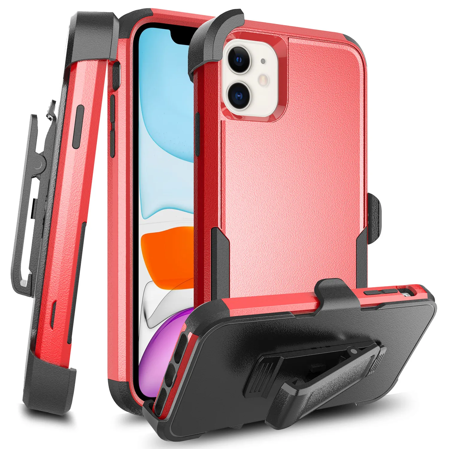 Commuter Defender Coque de protection pour Samsung Galaxy S23 Plus S22 A13 A04S Motorola G Power Pure Coque rigide et robuste avec clip ceinture et béquille rotative