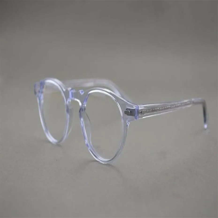 Whole-ov5186 Gregory Peck mode lunettes rondes montures Vintage optique myopie femmes et hommes lunettes prescription soleil lens342r