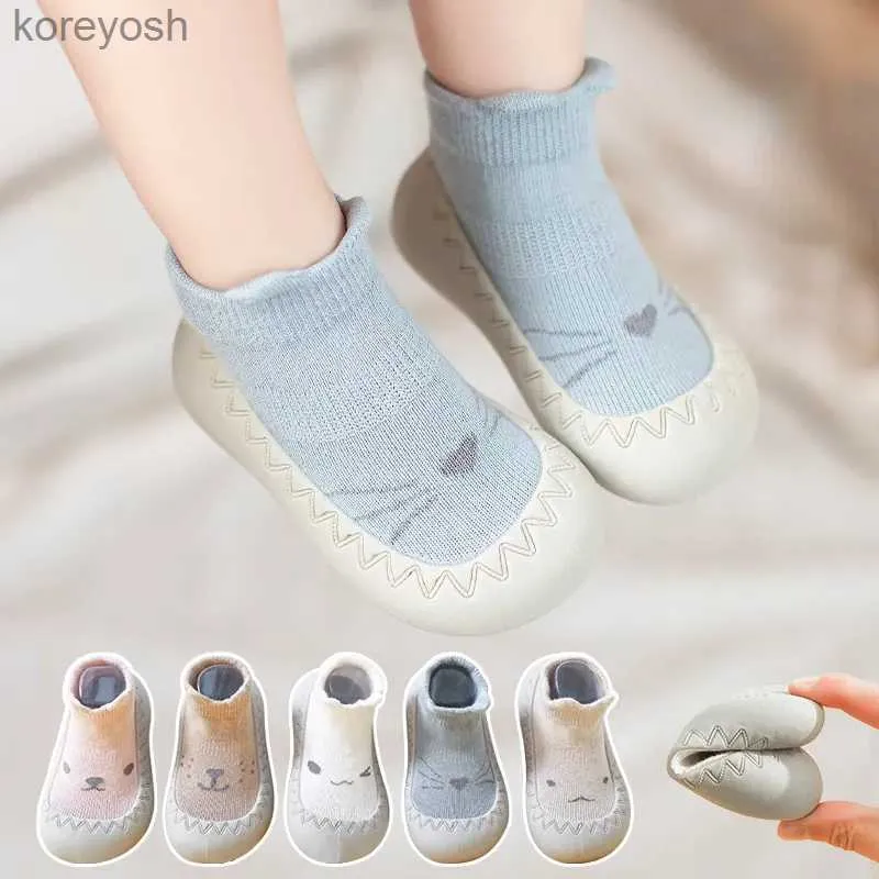 First Walkers Zapatos de bebé Andadores para bebés, primer caminante para niños pequeños, suela de goma suave, zapato para bebé, algodón antideslizante, 0-3 años, primavera y otoñoL231016