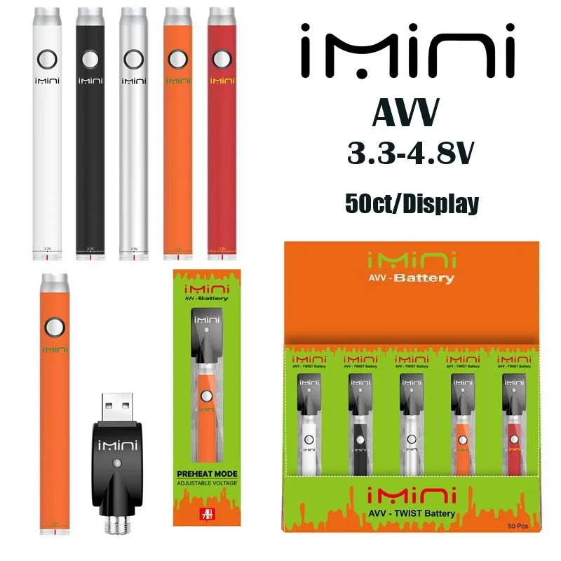 En yeni maksimum önceden ısıtma pil değişken voltaj 380mAh vape pil 510 iplik alt tip C Şarj Tomurcuk Pili