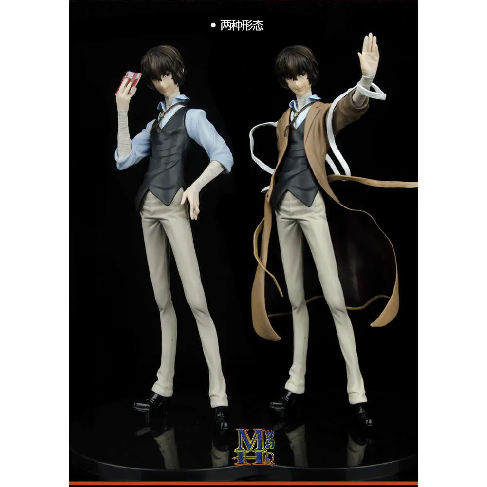 Figurine Bungo Stray Dogs Dazai Osamu - Personnage Anime Avec Changement De Visage, 10 Cm