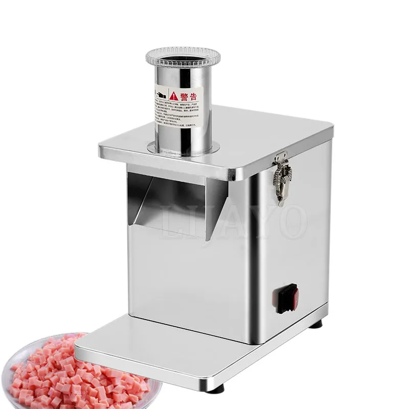 Elektryczne warzywa Dicer Slicer Machine Commercial Vegeble Chopper Nacting Machine Automatyczna cebula Ziemnica Krojenie kostki