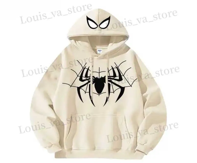 Sudaderas con capucha para hombre Sudaderas 2023 Hip Hop Spider Eye Street Sudadera con capucha Retro Harajuku Sudadera con capucha Casual Spider Gothic Sudadera suelta para hombres y mujeres T231016