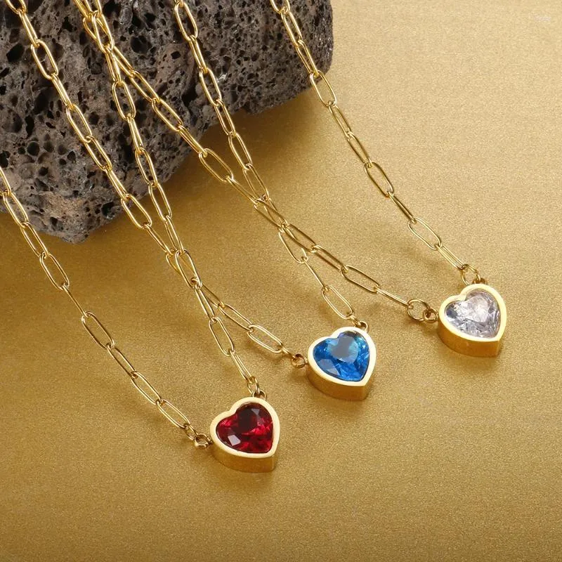 Ketting Oorbellen Set Kristal Zirkoon Hart Charme Hanger 11 Kleur LIEFDE Ring Voor Vrouwen Ketting Mode-sieraden