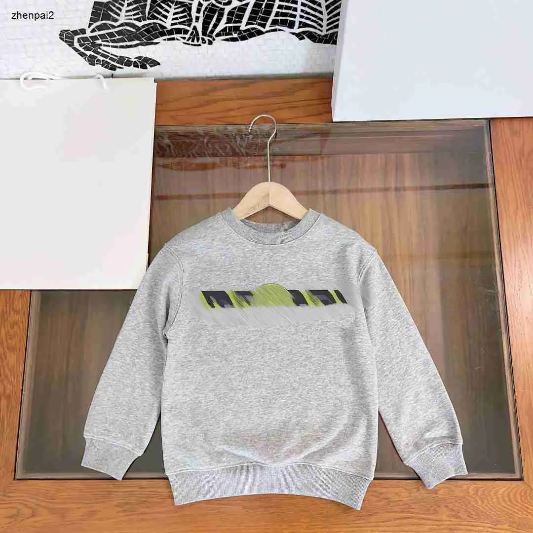 luxury sweater for boy and girl Two color style kids hoodie Size 100-160 CM Face pattern printing baby pullover Oct15